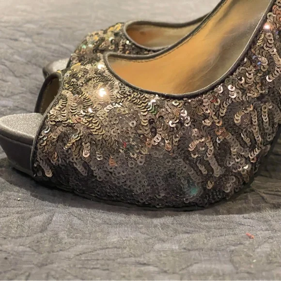 Michael Antonio Sequined Heels - Picture 3 of 6